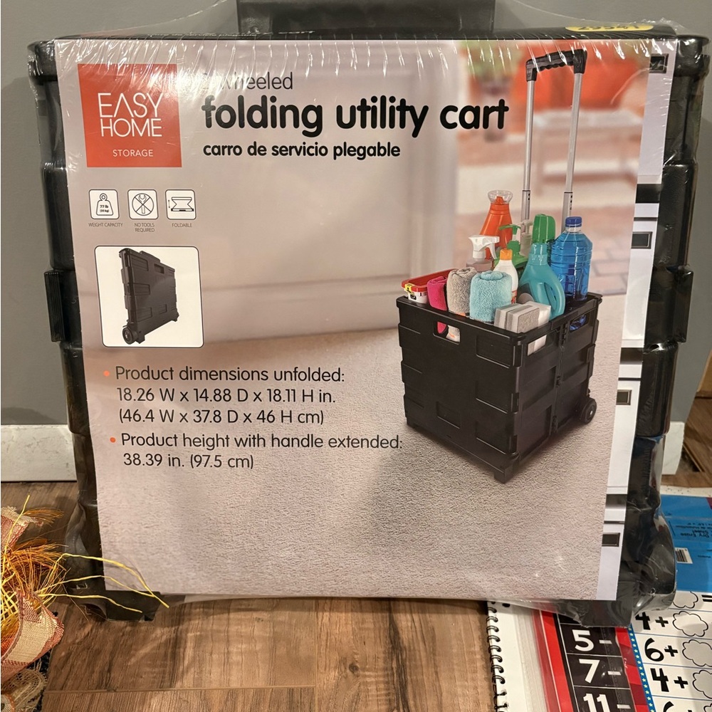NEW! Never been opened. Easy Home Folding Utility Cart